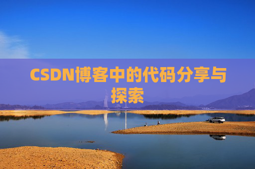 CSDN博客中的代码分享与探索