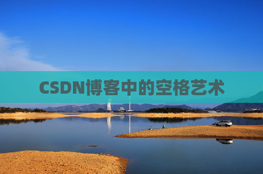 CSDN博客中的空格艺术